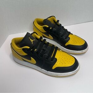 Nike Air Jordan’s Yellow and Black Sneakers